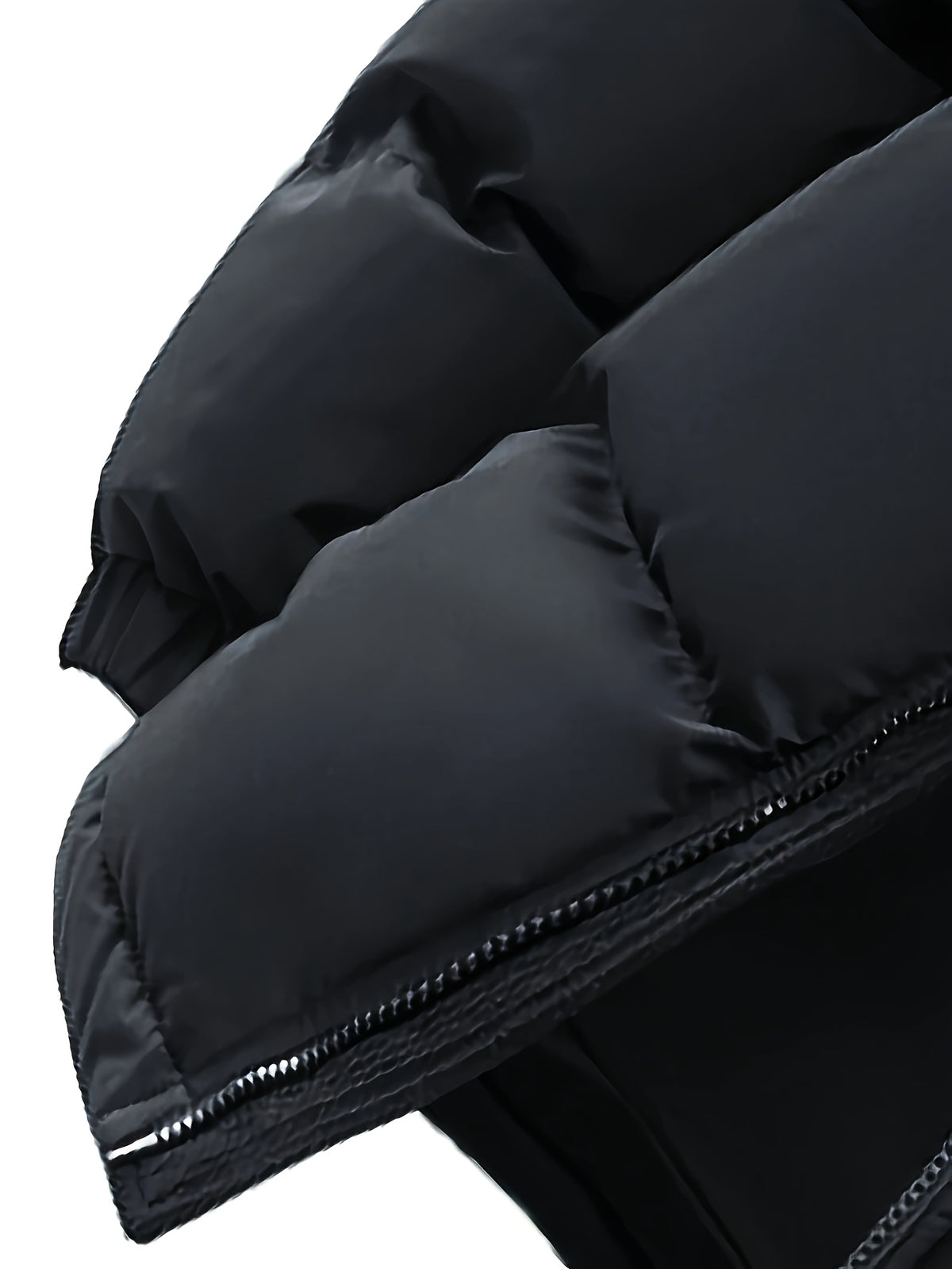 Men'S Casual Fashion Outdoor Printed Faux Jacket Winter Clothes for Men - Black
