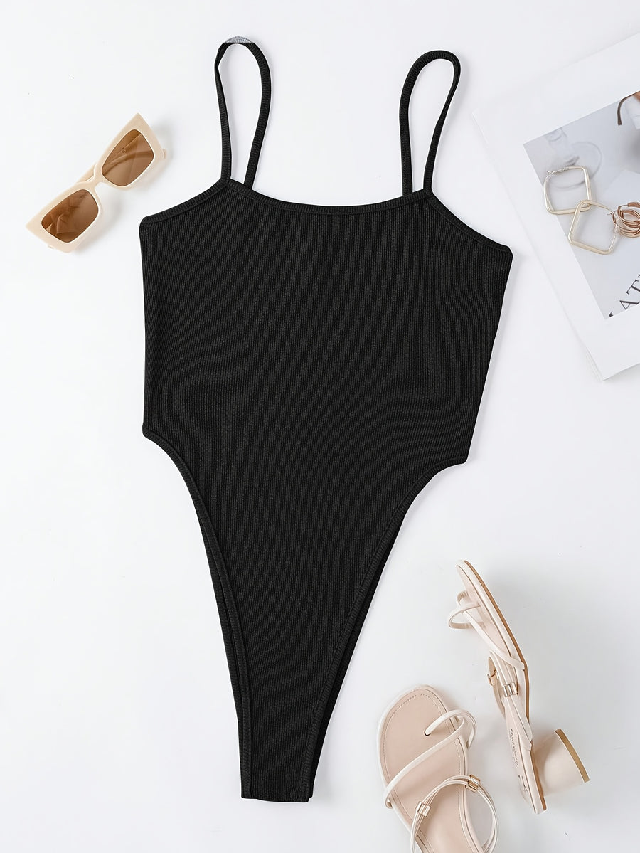 Mini Bodysuit for Women, Style - Black