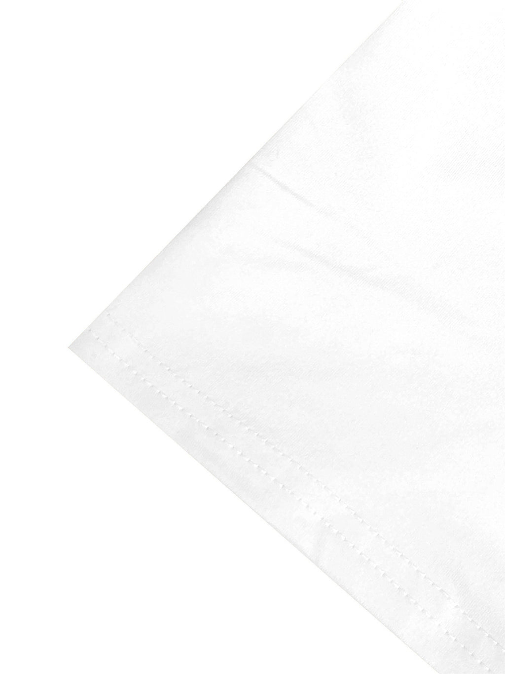 letter print drop shoulder t-shirt, short sleeve crew neck casual top for spring & summer, Women's clothing - White