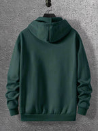 Warner Bros. DC Authorizes Justice League Multi Hero Bat Logo Collection Print Superhero Casual Hooded Sweatshirt - Dark Green