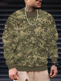 Autumn Winter New Men'S Round Neck Sweatshirt, Casual Print Long Sleeve Round Neck Sweatshirt - Mixed colors