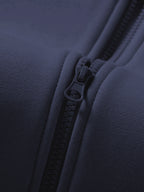 Men's Spring/Autumn Sporty Casual Zip-Up Hooded Sweatshirt, Fashionable and Versatile Hooded Sweatshirt - Navy