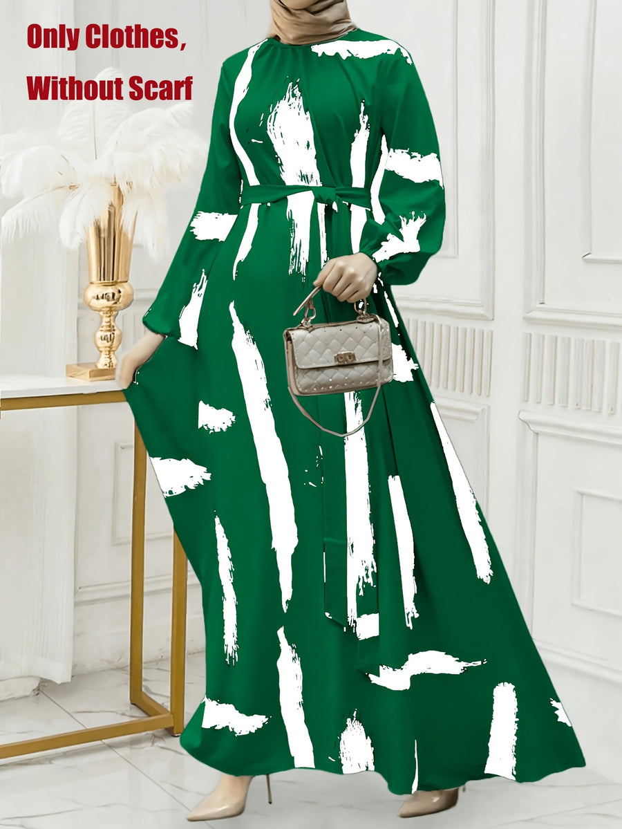 Women's Long Dress - Green