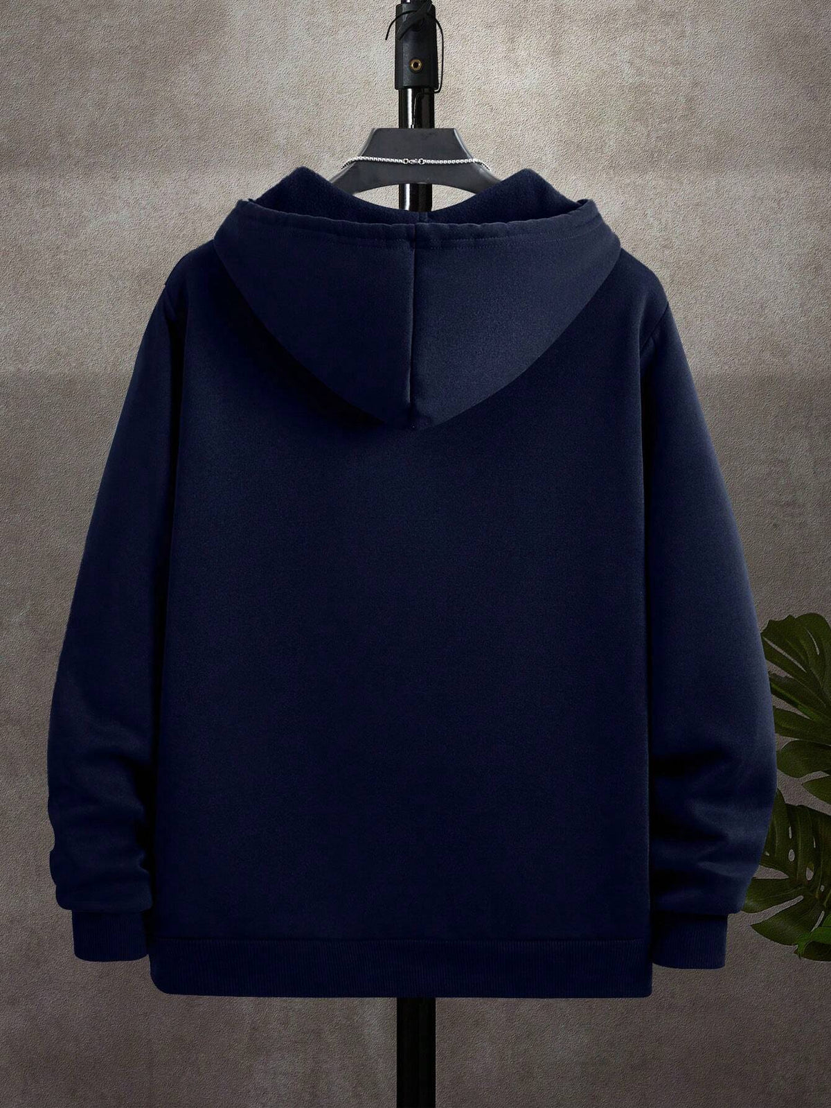 50% Cotton, 50% Polyester, 4pcs Men's Zippered Hooded -Lined Sweatshirt, Men's Apparel, Long-Sleeve Jacket, Zippered Top, Hooded Sweatshirt, Pockets, Drawstring, Suitable for Outings, Casual Wear, Back-to-School Season, Gift for Boyfriend - Black+white+light Gray+navy Blue