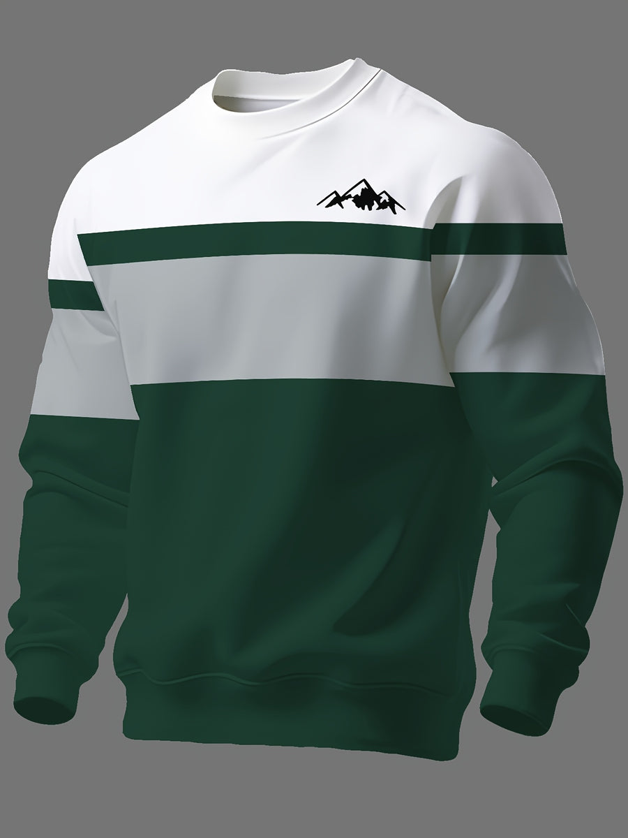 Round Neck Sweatshirt Trendy Brand Hot Style Men'S Long Sleeve 2026 Autumn Winter Men'S Round Neck Sweatshirt - Mixed Color 2
