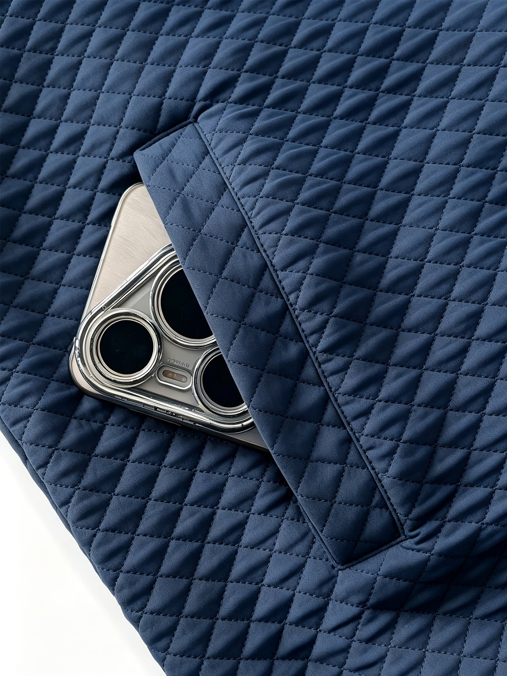 BOWZ Men's Lapel Sweatshirt, Autumn/Winter Men's Half-Zip Polo Sweatshirt, American-Style Henry Shirt Color-Block Sweatshirt, Trendy and Versatile, Warm and Breathable, with Zipper and Pocket Design, Suitable for Outdoor Sports and Casual Home Wear - Navy Color