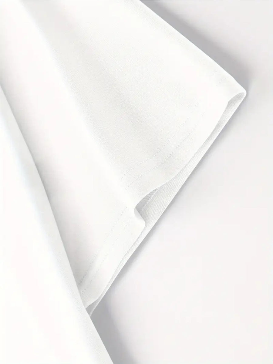 Fashionable Brand Men'S Summer Oversized Top with HUGG Letter Print, Short And Clear Style, Loose Cut, High Quality, Short Sleeve Shirt, Eye-Catching Men'S Summer Item, Suitable for Daily And Weekend Use, Fashionable Summer Outdoor Men'S Clothing - White