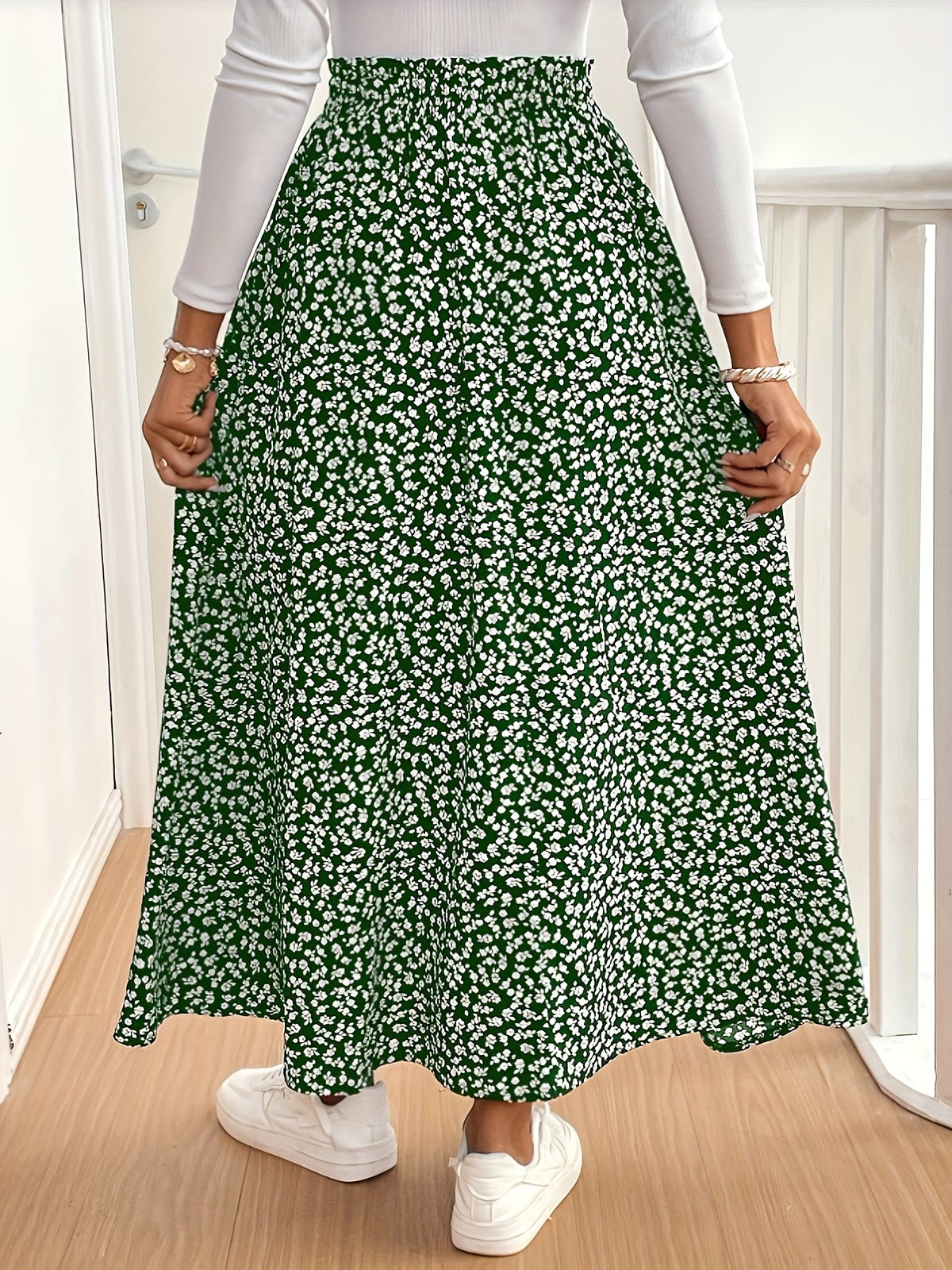 Elegant Dress] Elegant Woman Sewing Long Dress | Business Casual, Easy Retro, Autumn, Party, Christmas, Dating, Halloween Costume - Green