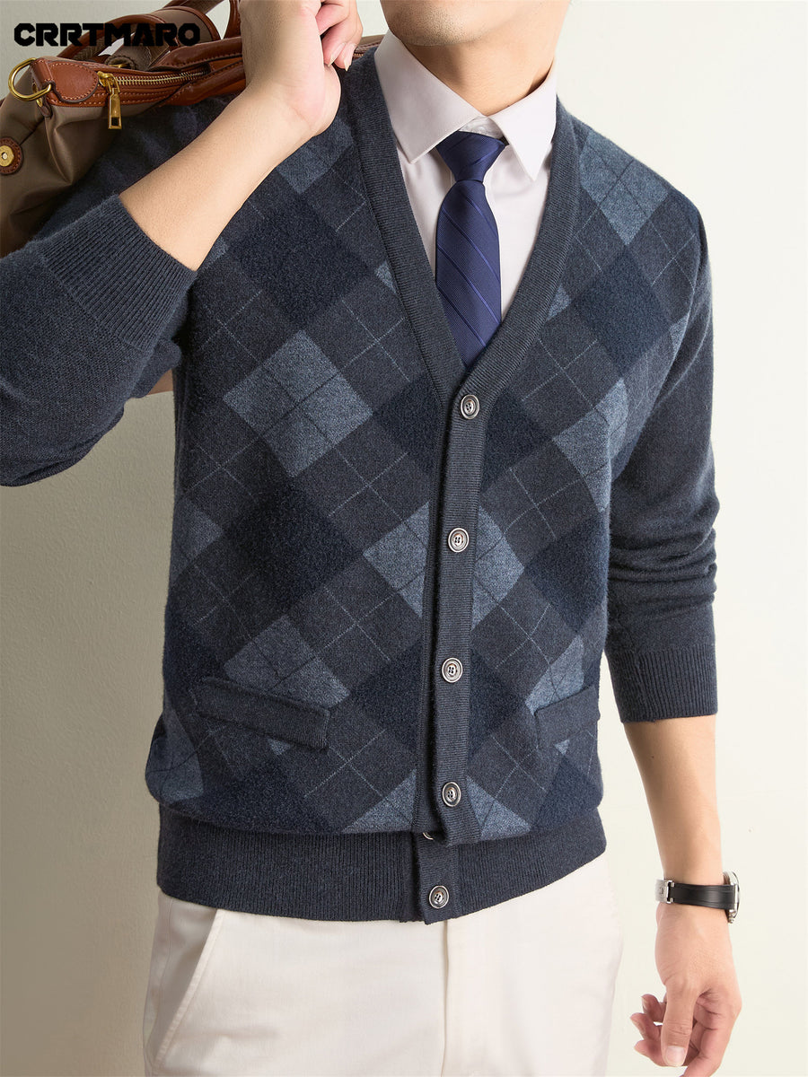 Men'S Pullover Sweater, Warm Casual Layering Top for Fall And Winter - Dark Gray