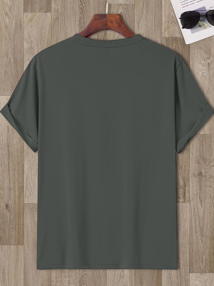 Chicago Speed 93 Fearless Men'S Round Neck T-Shirt -- Lifestyle And Performance Inspired - Grey