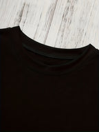 A Stylish And Unique Printed Portrait Design | Versatile Women'S Printed T-Shirt for Spring And Summer, Machine Washable, Made of 95% And 5% Fabric, Regular Length - Black