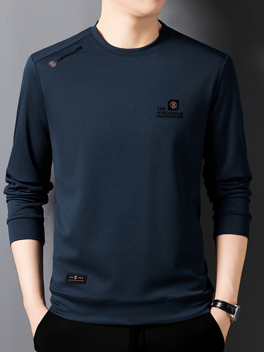 Minimalist Urban Crewneck Sweatshirt for Portable Daily Commuting - Ha Qing