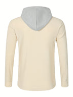 New Casual High-Quality Solid Color Outerwear Shirt Fashion Jacket - Soft, Breathable, Long Sleeve, Button-Up, Chic Design - Perfect for Spring, Autumn, Daily Wear, Outdoors - Khaki