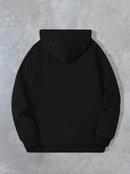 Spring/Autumn Men'S Casual Hooded Sweatshirt Youth Handsome Hoodie - Black