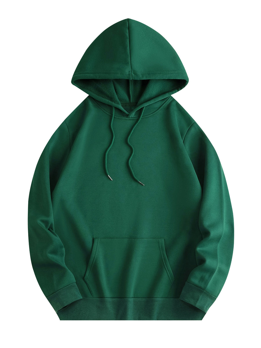 Men'S Fashion Hooded Sweatshirt, with Kangaroo Pouch And Drawstring Hood, Red Sun Samurai Print Japanese Style Comfortable Casual Warm Suitable for Autumn And Winter - Dark Green