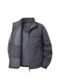 2026 New Jacket, Men'S Jacket, Outdoor Casual All-Match, Puffy And Warm, Winter Outdoor Travel, Men'S Jacket And Sports Coat, Fleece-Lined Jacket, Casual Warm Clothing, Casual Fashion Jacket - Dark Gray
