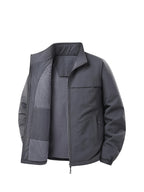 2026 New Jacket, Men'S Jacket, Outdoor Casual All-Match, Puffy And Warm, Winter Outdoor Travel, Men'S Jacket And Sports Coat, Fleece-Lined Jacket, Casual Warm Clothing, Casual Fashion Jacket - Dark Gray