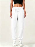 Autumn-Winter Women'S Casual Pants with Pockets - White