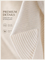 Women's Loose-fitting, Batwing-sleeve, Cape-style Cardigan; a Reversible Wrap with a Shawl Collar-a Stylish Piece for Casual Attire and a Great Gift for Autumn and Winter. - Beige
