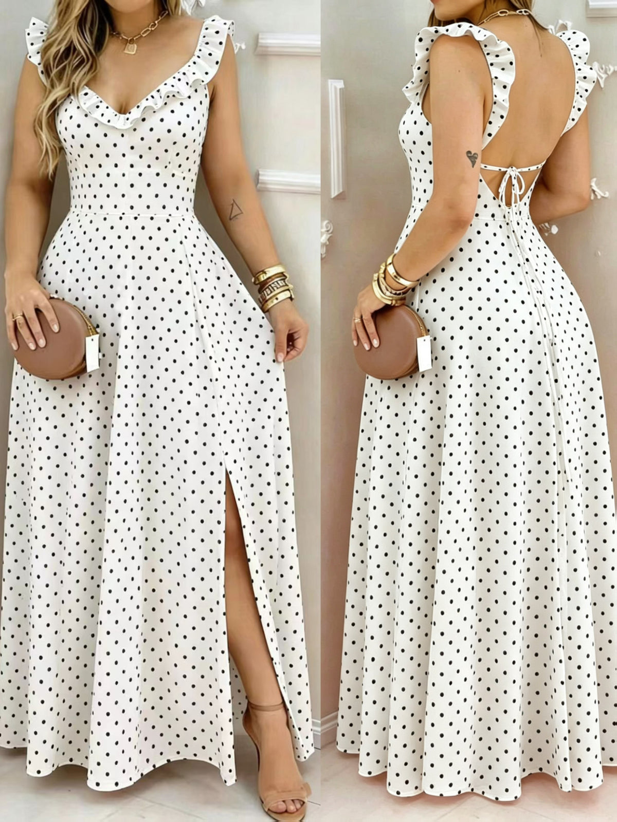 Reale White Lengthening Dress - White