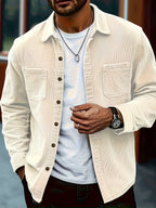 Shule Shui OBM Men's Fashion Gentleman Casual Top, Men - Adult - Universal - Student - Couple - Casual - Outdoor - Street - Youth = Versatile with Elastic Drawstring, Multiple Pockets, Green and White Contrast Design for Streetwear - Khaki