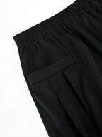 Plus Size - Women'S Plus Size Spring And Autumn New Harem Pants, Slim-Fit Elastic Waist Casual Trousers - Black