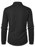 Pring/Autumn New Men's POIO Shirt Fashionable And Atmospheric Casual Knit Jacquard T-Shirt Men's Clothing - Black
