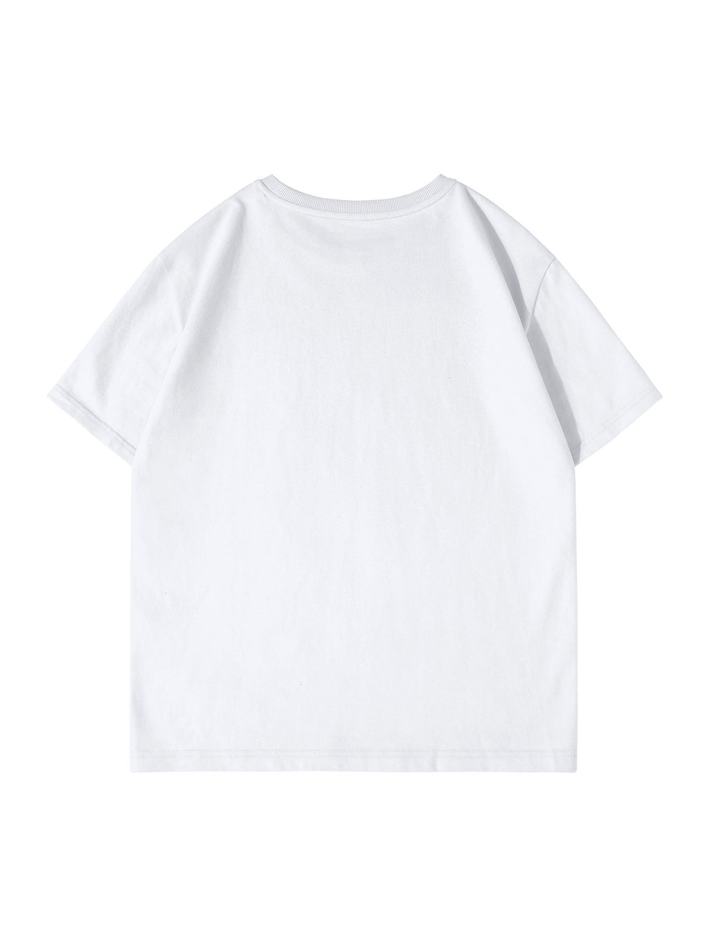 JEANSWEST Men'S Summer 100% Athletic Casual Short Sleeve T-Shirt, Loose Fit - White