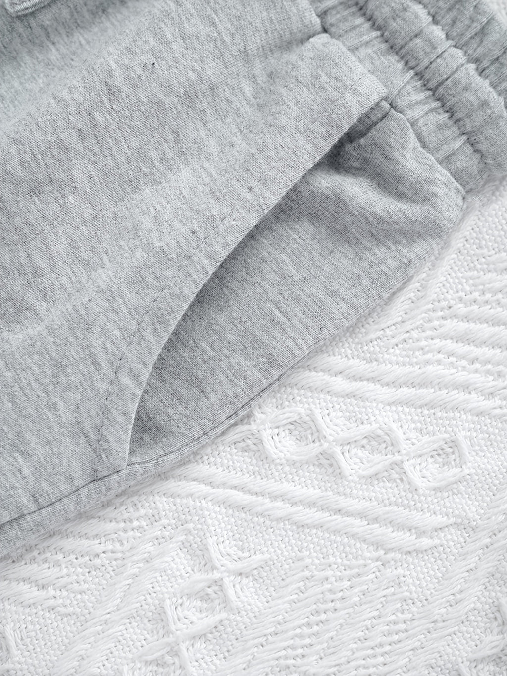 Women's Fashion Casual Summer Vacation Style Printed Hoodie Sweatshirt and Joggers Set - Grey
