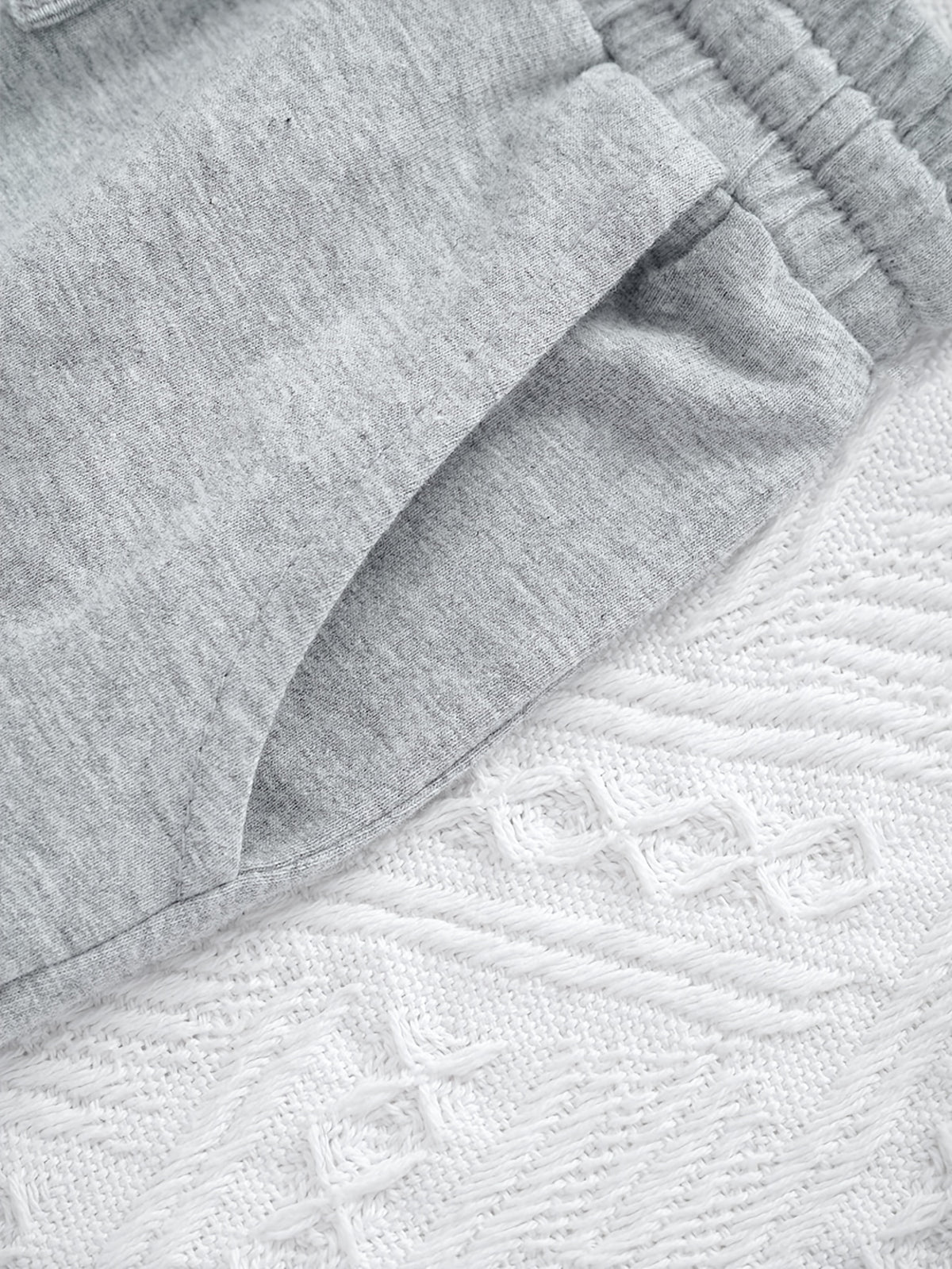 Women's Fashion Casual Summer Vacation Style Printed Hoodie Sweatshirt and Joggers Set - Grey