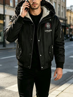Men'S Winter Jacket Coat - Versatile And Fashionable for Casual Wear, Suitable for Outdoor Activities, Hiking, Commuting, And Gifting - Black