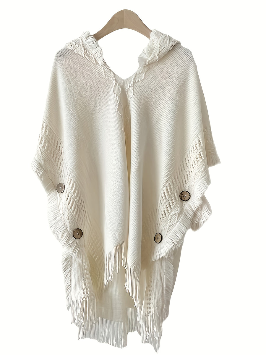 Bohemian Tassel Sweater - White