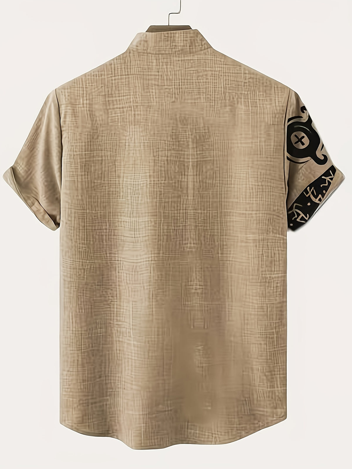 Men'S Classic Short-Sleeve Shirt with Lapel - Casual Button-Up Design for Summer Daily Wear, Vacation Destinations, And Outdoor Activities - Mixed colors