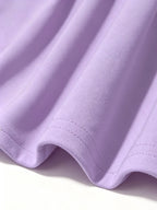 Solid Color Half-Zipper Half-Turtleneck Long Sleeve Top, And Slender Long Sleeve Base Layer T-Shirt, Fall Winter Warm Base Layer Top - Taro Purple