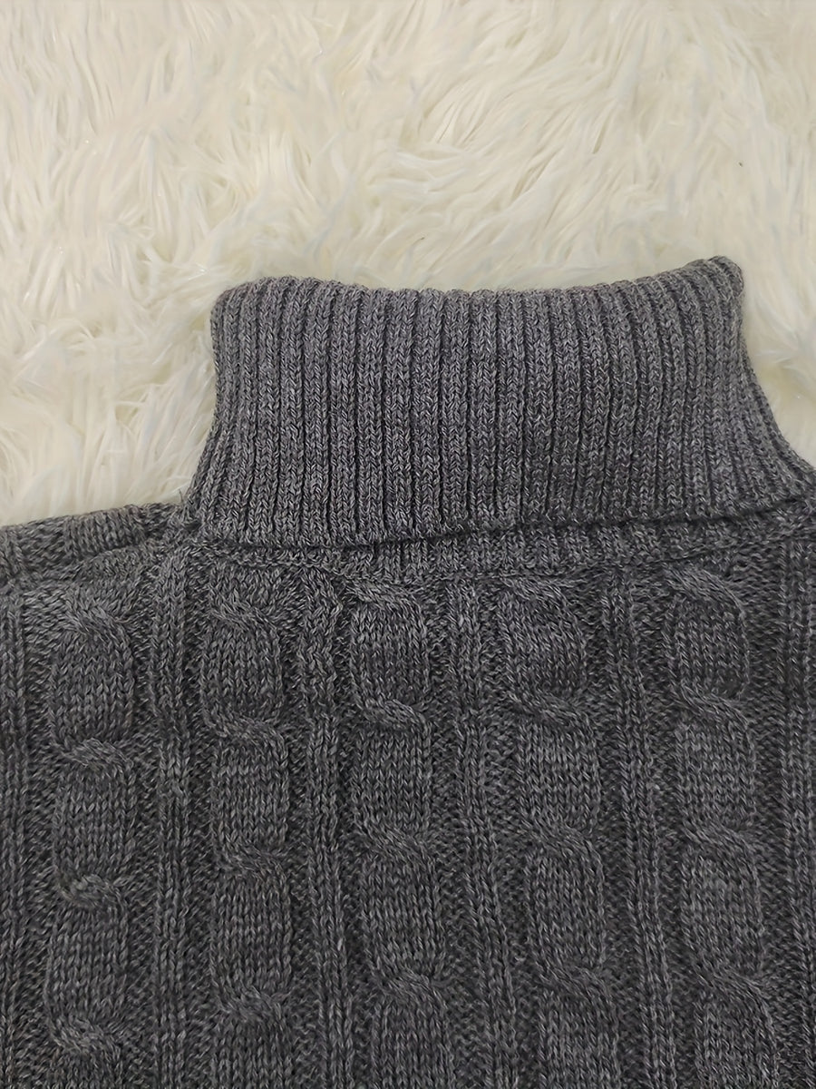 European and American Women's New Style Shawl, Loose-fitting, Fashionable, Unique Short Sweater Top - Grey