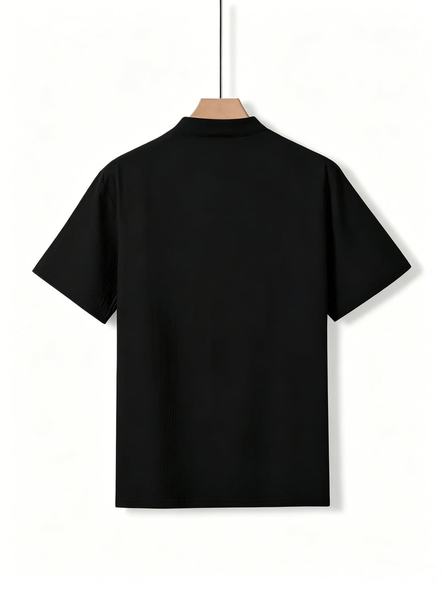 Men'S Casual Thin Lightweight Quick-Dry - Casual Multifunctional, Ideal Gift for Men, Regular Cut, Suitable for Outdoor Sports And Daily Wear, Can Be Given As a Holiday Gift - Black