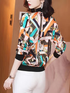 Wearing Thin Breathable Clothes in Large, Loose, Short, Cycling Long Sleeved, Resistant Outerwear for Women in Summer - 3064