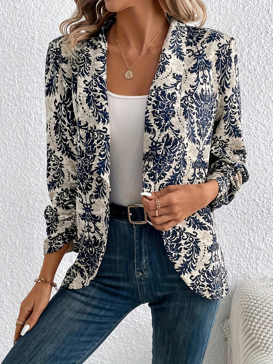 H352 Printed Suit Jacket - Multicolor