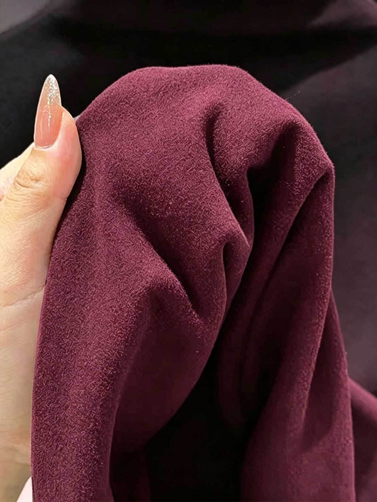 Women'S Easy Trendy Warm Long Sleeve Half Turtleneck Base Layer Top, Hot Trendy LOVE RUN Letter Print Pattern, Spring Autumn Winter New Casual Age-Reducing Stylish Long Sleeve Top, Fashionable Elegant Design Layering - Burgundy