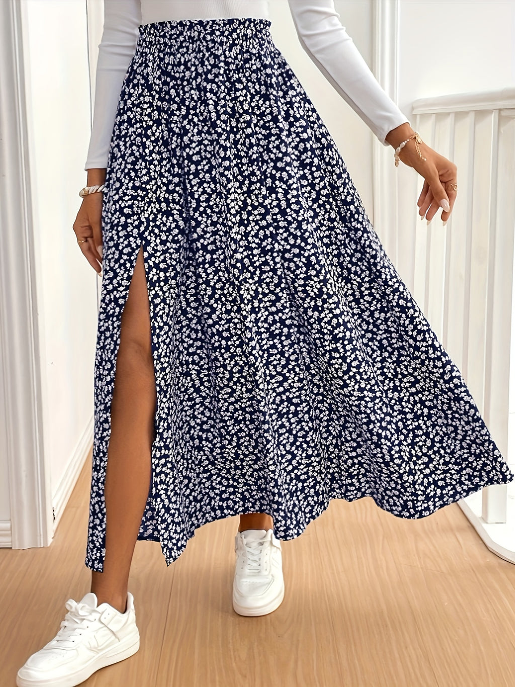 Elegant Dress] Elegant Woman Sewing Long Dress | Business Casual, Easy Retro, Autumn, Party, Christmas, Dating, Halloween Costume - Royal Blue