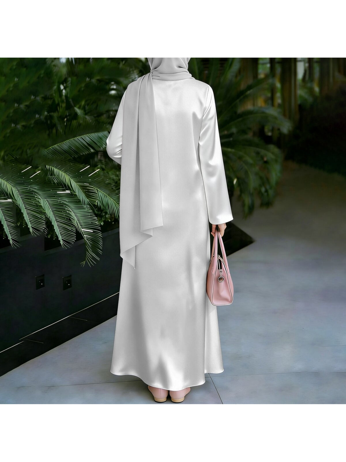 2026 Special Collection, Muslim Women'S Long Dress, Middle Eastern Traditional Cultural Costume, Suitable for Malaysian Women to Wear, Comfortable And Breathable Fabric (Headscarf Accessory Not Included) - Mixed Color 1