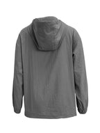 Casual Hooded Lightweight Jacket Top Women'S Easy Half-Zip Loose Pullover Outerwear Daily Commute Lazy Style Long Sleeve Top Versatile Drop Shoulder Outerwear Trendy Street Style Basic Style Long Sleeve Jacket [NS702] - Dark Gray