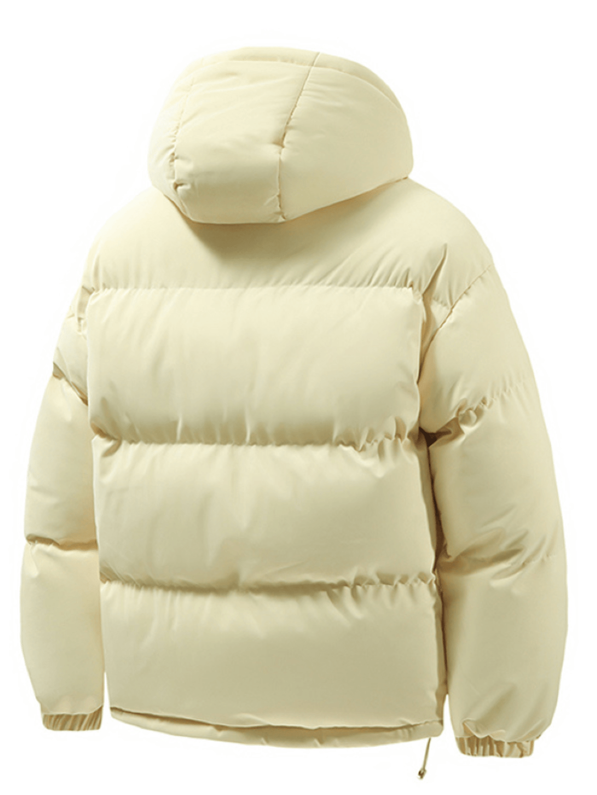 Spring And Autumn Men'S Jacket 2026 New Men'S Solid Color Cargo Coat Multi-Color Warm Thick Daily Outing All-Match Jacket - Light Yellow