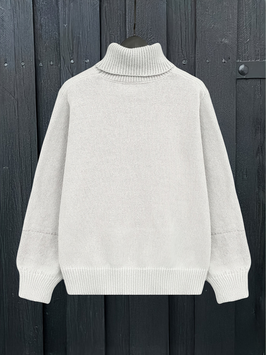 Women's Retro Cat Print Sweater - Playful Cartoon Cat Faces, Loose Fit Long Sleeve Pullover, Soft Warm Winter Top with Ribbed Detailing, Cozy Autumn Winter Casual Outfits, Cat Sweater, Autumn Wardrobe, Durable Comfort - Granny Gray