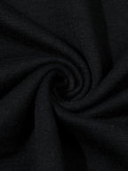 Relax Letter Casual Short Sleeve T-Shirt for Women - Black