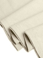 2pcs Men's Linen Fabric Henley Collar Long Sleeve Shirt, Simple Vintage Style, Loose Fit for Spring and Autumn, Multiple Color Options, Suitable for Outdoor Outings, Urban Commuting, and Home Wear, Versatile for Daily Casual and Holiday Occasions - Khaki+White