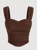 New Year | Slim Fit & Sexy | Trendy & Fashionable | for Home & Outings | New Women's Tank Top - Chocolate