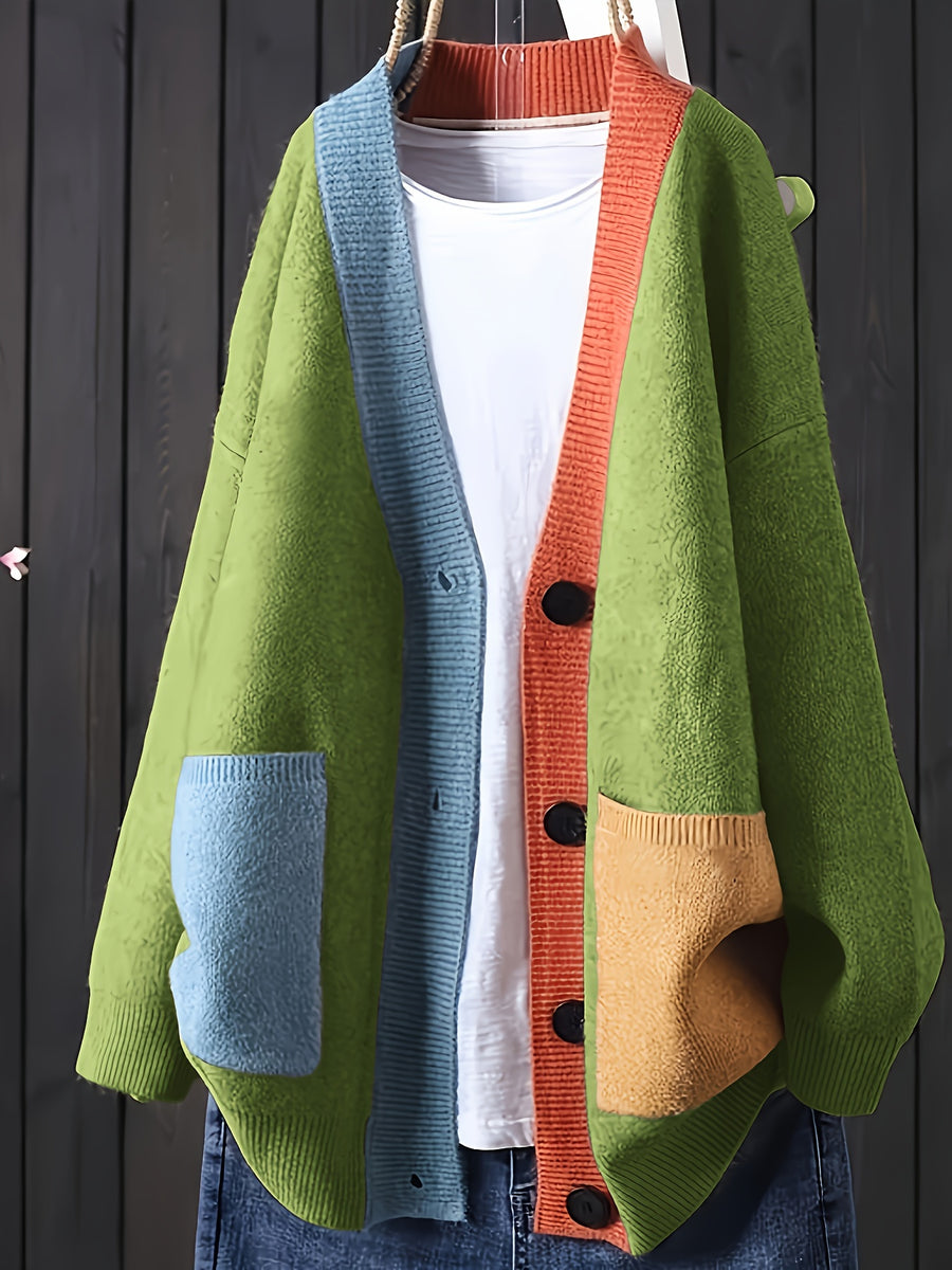 Plus Size, Yutong Plus Size Cardigan - Olive