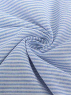 Simple, Trendy, and Fashionable Summer Casual Men's Shirt with a Unique Pocket Pattern, Loose-fitting, and Suitable for Outdoor Wear - Light Blue