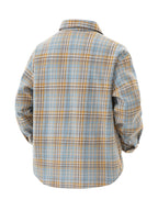 3pcs Set - Men'S Spring/Autumn Lapel Plaid Shirt Youth Outdoor Casual Trendy Top Men'S Fashion Versatile Jacket - Yellow+red+black